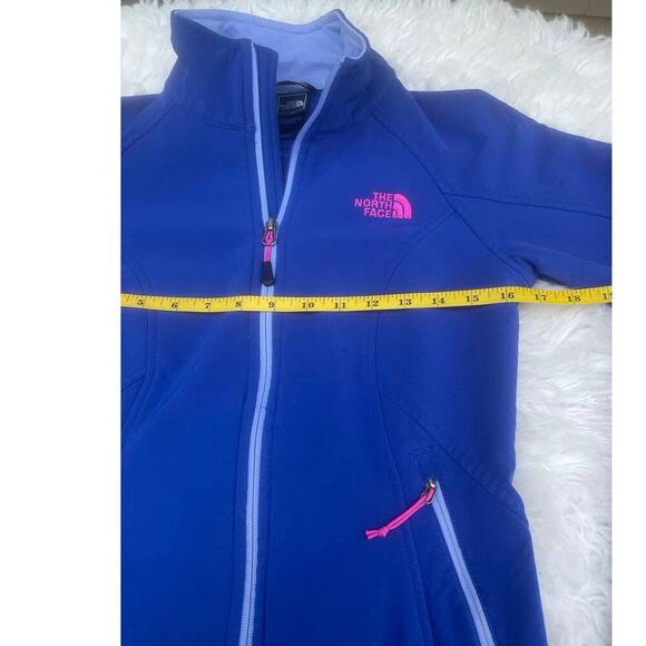The North Face Polartec Zip-Up Blue on Blue with Pink Accents Fleece Jacket - XS - Picture 11 of 12